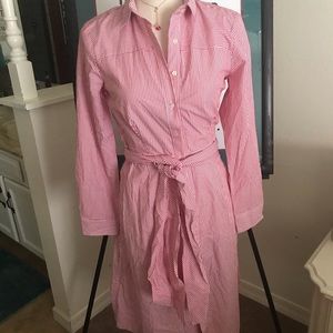 JCrew Belted Shirt Dress